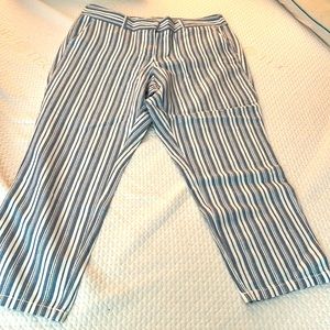 Capri  stripped pants